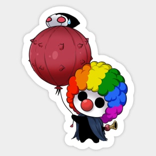 Hollow clown Sticker